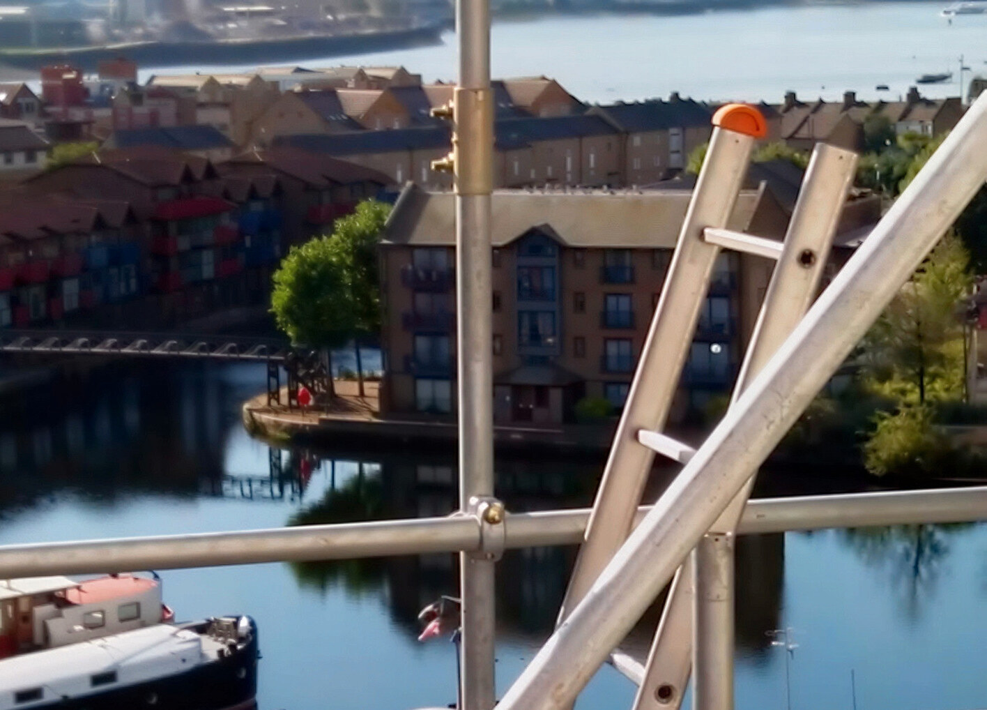 Residential scaffolding installed by A-Line Scaffolding on a property in Abingdon, Oxfordshire Residential scaffolding installed by A-Line Scaffolding on a property in Abingdon, Oxfordshire